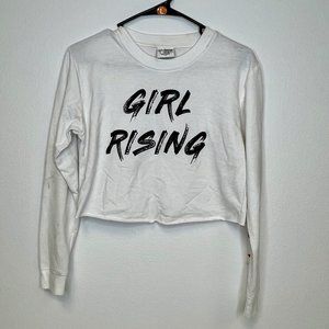 Girl Rising Long Sleeve Crop